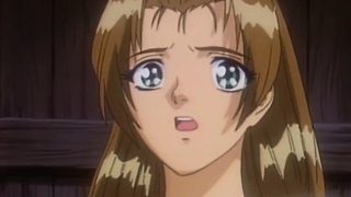 Tied anime coed poked from behind by pervert