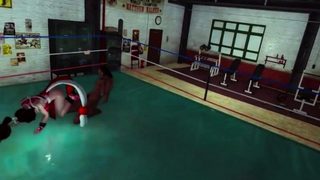 Wrestling 3D Hentai BBC Animation Sex