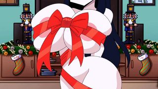 Xmas Cartoon Fuck – Audrey Takes It Raw on the Couch
