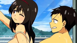 Hot Day Leads to Passionate Virgin Sex at the Phone Booth